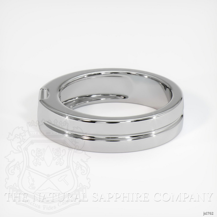 18K White Gold Men's Ring Setting