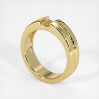 18K Yellow Gold Men's Ring Setting Video