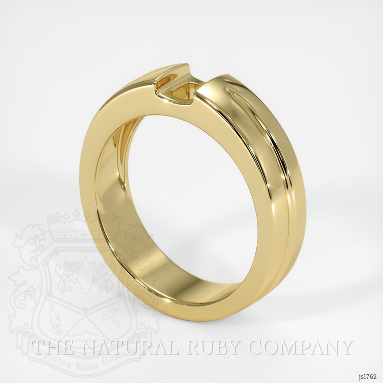 18K Yellow Gold Men's Ring Setting