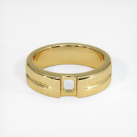 18K Yellow Gold Men's Ring Setting Image