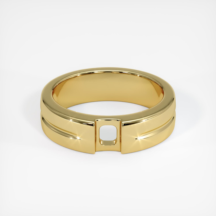 18K Yellow Gold Men's Ring Setting