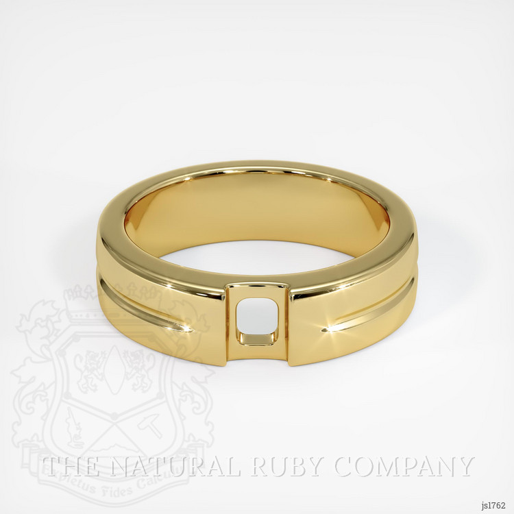 18K Yellow Gold Men's Ring Setting