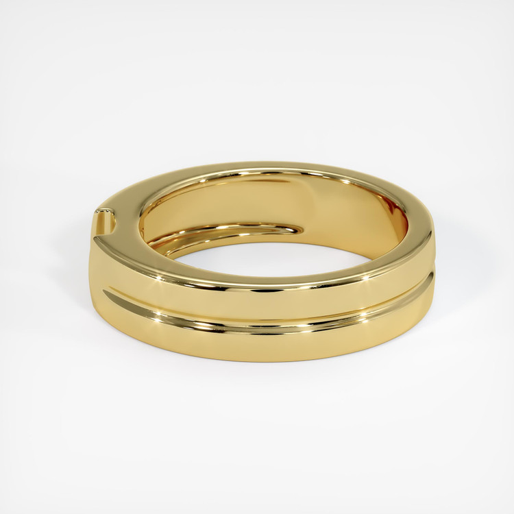 18K Yellow Gold Men's Ring Setting