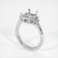 Platinum 950 Accent Stones Ring Setting Video