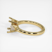 10K Yellow Gold Accent Stones Ring Setting Image