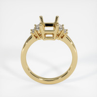 14K Yellow Gold Accent Stones Ring Setting Image