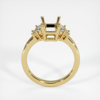 18K Yellow Gold Accent Stones Ring Setting Image