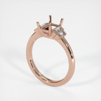14K Rose Gold Accent Stones Ring Setting Video