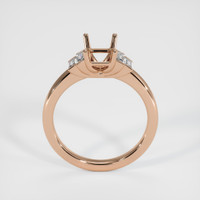 18K Rose Gold Accent Stones Ring Setting Image