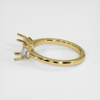 18K Yellow Gold Accent Stones Ring Setting Image