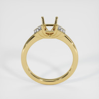 18K Yellow Gold Accent Stones Ring Setting Image