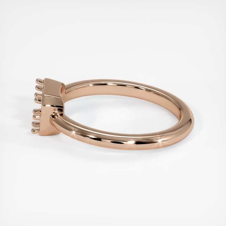 14K Rose Gold Antique Style Ring Setting