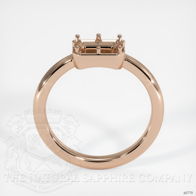 14K Rose Gold Antique Style Ring Setting