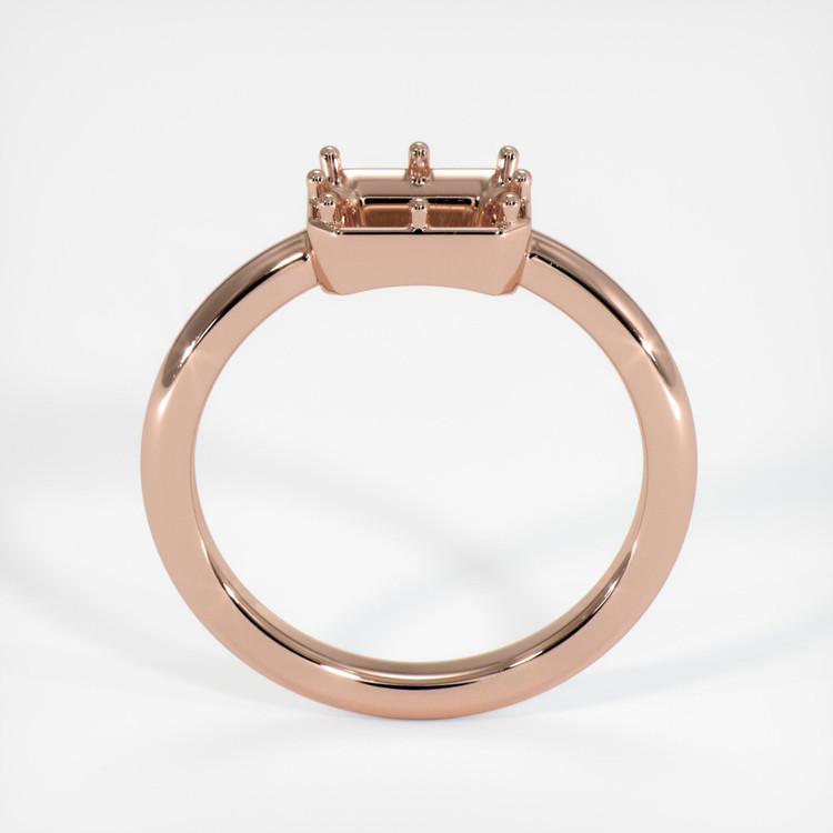 14K Rose Gold Antique Style Ring Setting