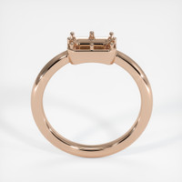 18K Rose Gold Antique Style Ring Setting Image