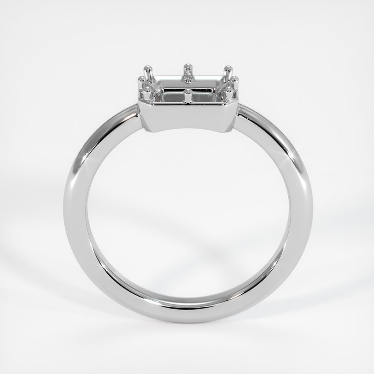 14K White Gold Antique Style Ring Setting
