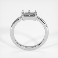 18K White Gold Antique Style Ring Setting Image