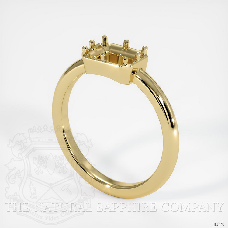 18K Yellow Gold Antique Style Ring Setting