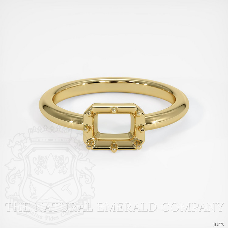 18K Yellow Gold Antique Style Ring Setting