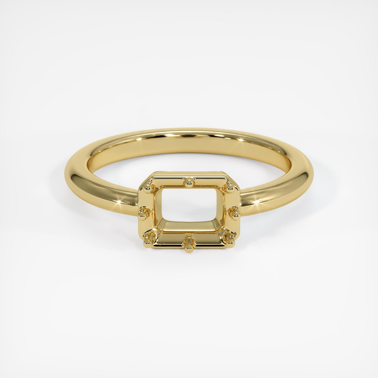 18K Yellow Gold Antique Style Ring Setting