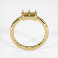 18K Yellow Gold Antique Style Ring Setting Image