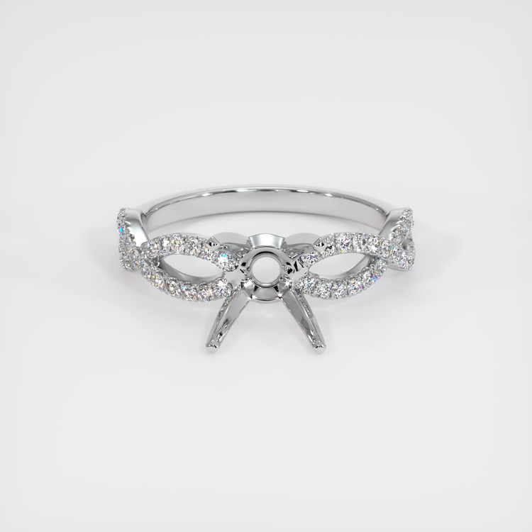 Platinum 950 Pave Ring Setting