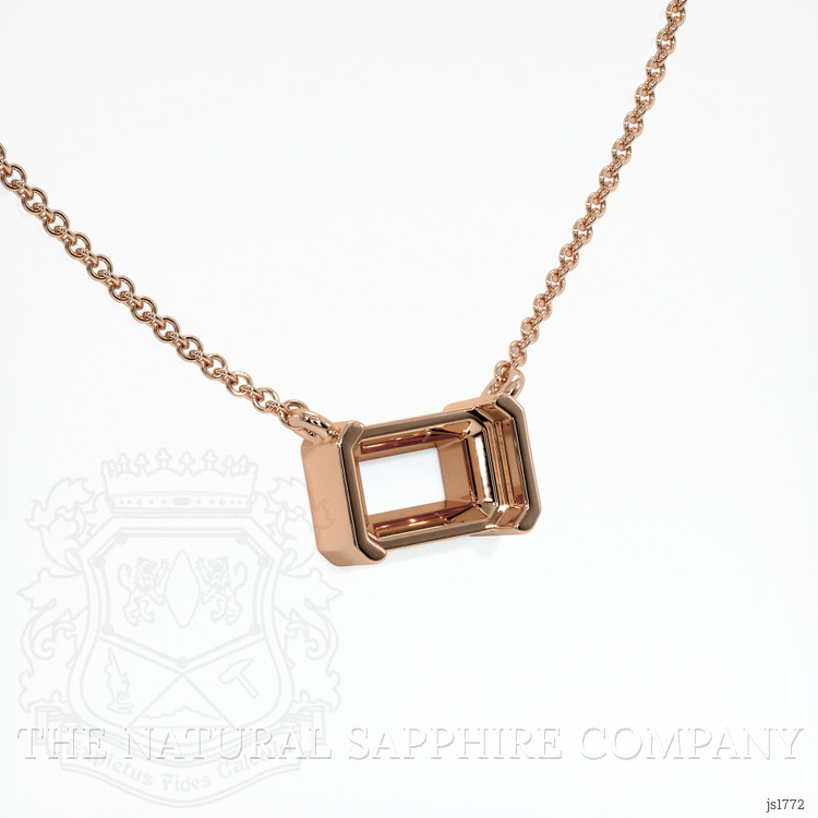 14K Rose Gold Vedic Necklace Setting