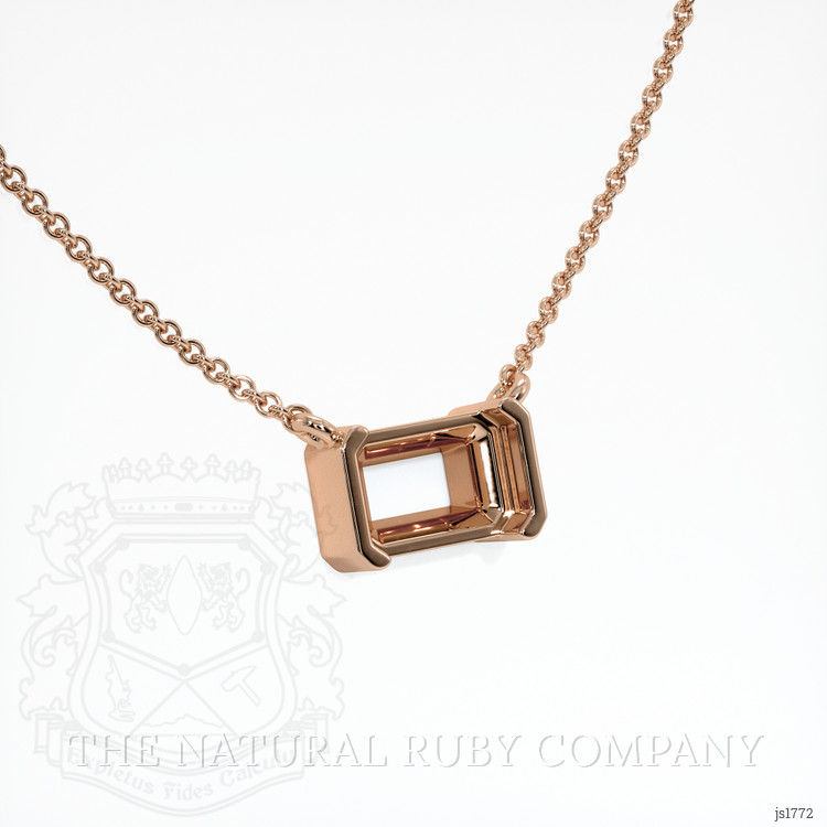 14K Rose Gold Vedic Necklace Setting