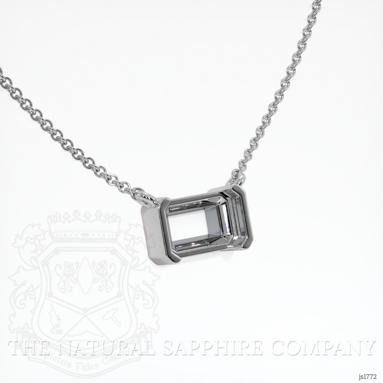 10K White Gold Vedic Necklace Setting