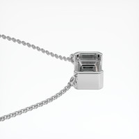 18K White Gold Vedic Necklace Setting Image