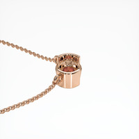 14K Rose Gold Vedic Necklace Setting Image
