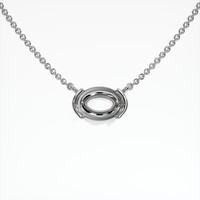 10K White Gold Vedic Necklace Setting Video