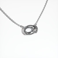10K White Gold Vedic Necklace Setting Image