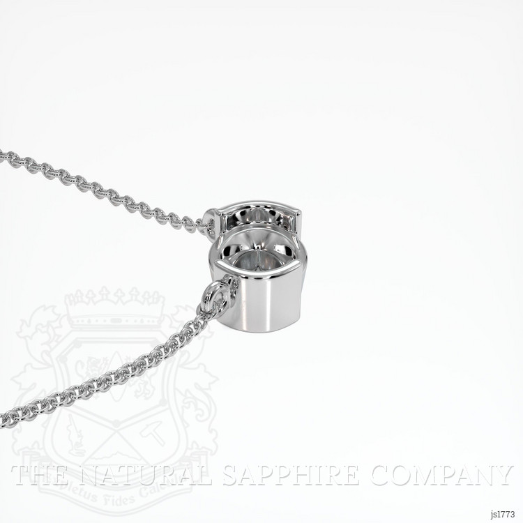 14K White Gold Vedic Necklace Setting