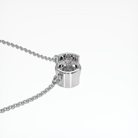 18K White Gold Vedic Necklace Setting Image