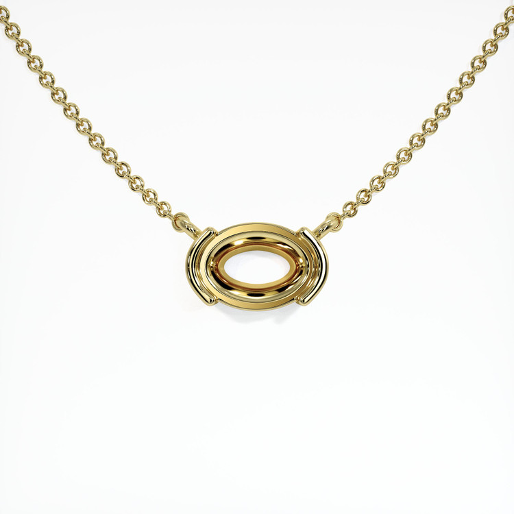 10K Yellow Gold Vedic Necklace Setting