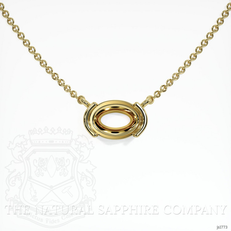 14K Yellow Gold Vedic Necklace Setting