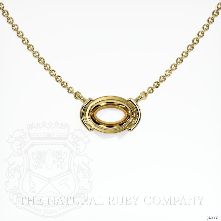 18K Yellow Gold Vedic Necklace Setting