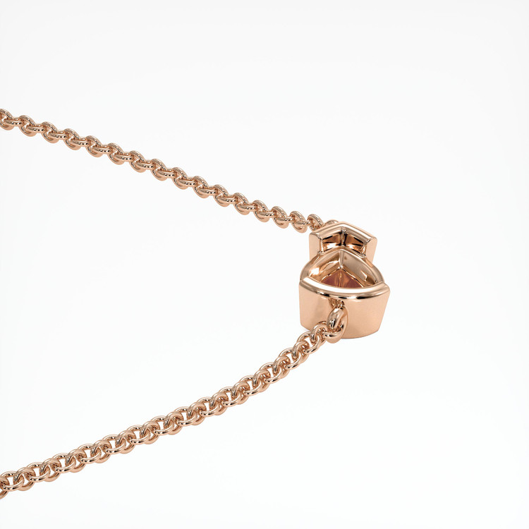 14K Rose Gold Vedic Necklace Setting