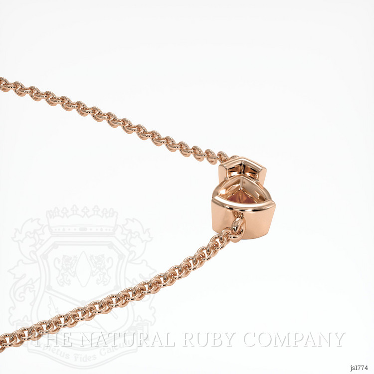 14K Rose Gold Vedic Necklace Setting