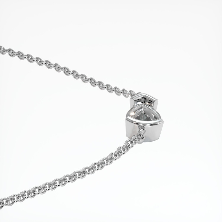 14K White Gold Vedic Necklace Setting