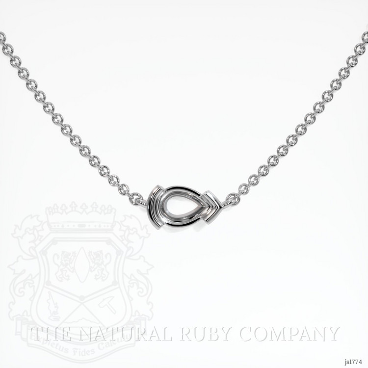 18K White Gold Vedic Necklace Setting