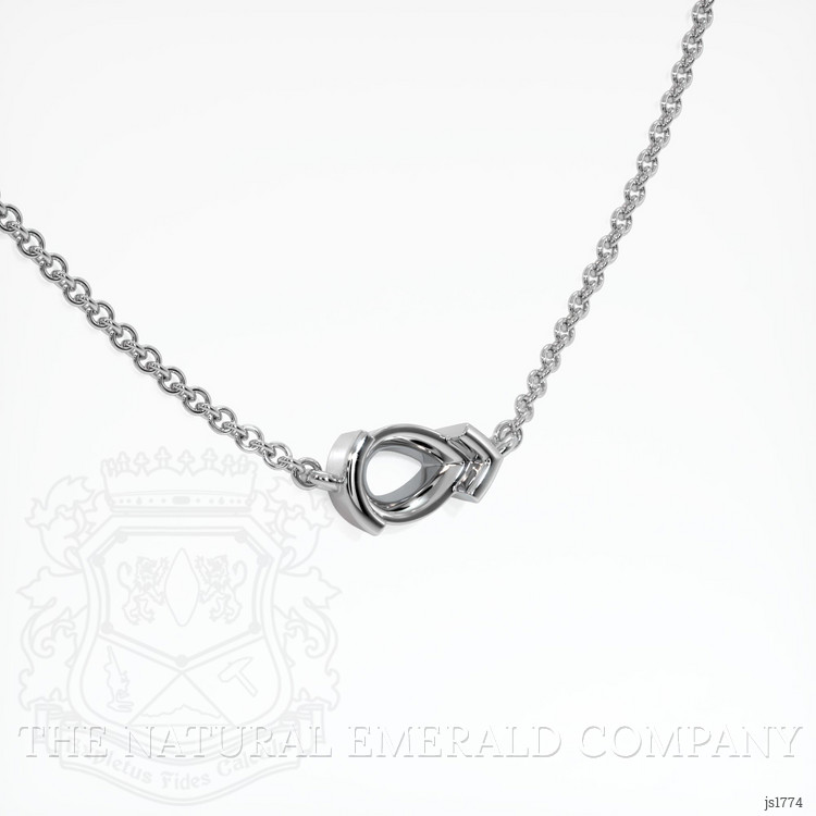 18K White Gold Vedic Necklace Setting