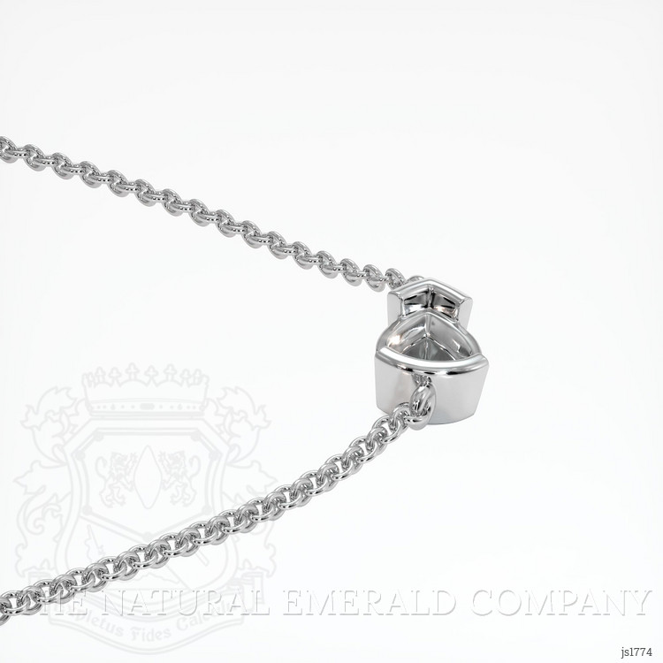 18K White Gold Vedic Necklace Setting
