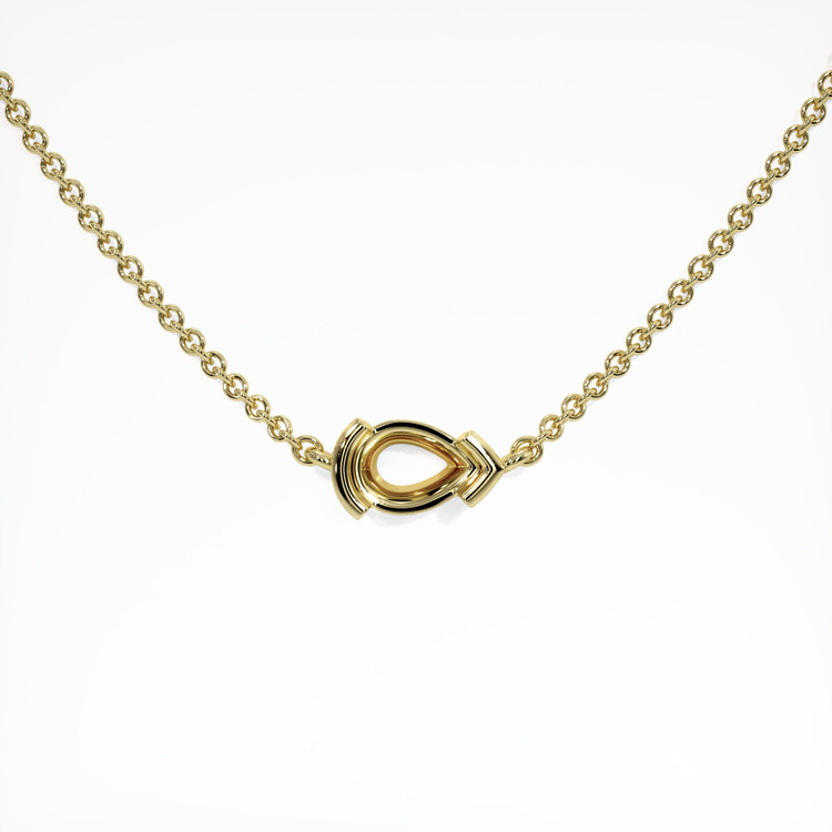 14K Yellow Gold Vedic Necklace Setting