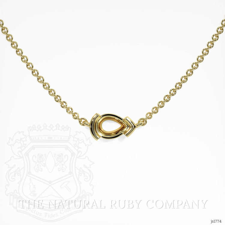 14K Yellow Gold Vedic Necklace Setting