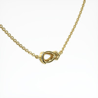 14K Yellow Gold Vedic Necklace Setting Image