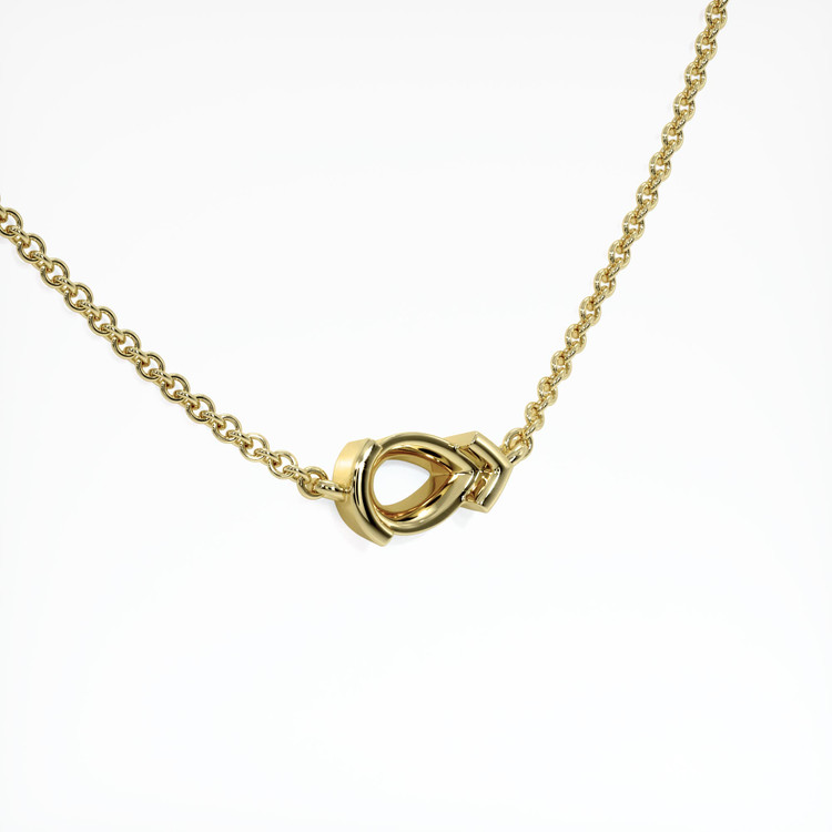 14K Yellow Gold Vedic Necklace Setting