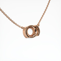 14K Rose Gold Vedic Necklace Setting Image
