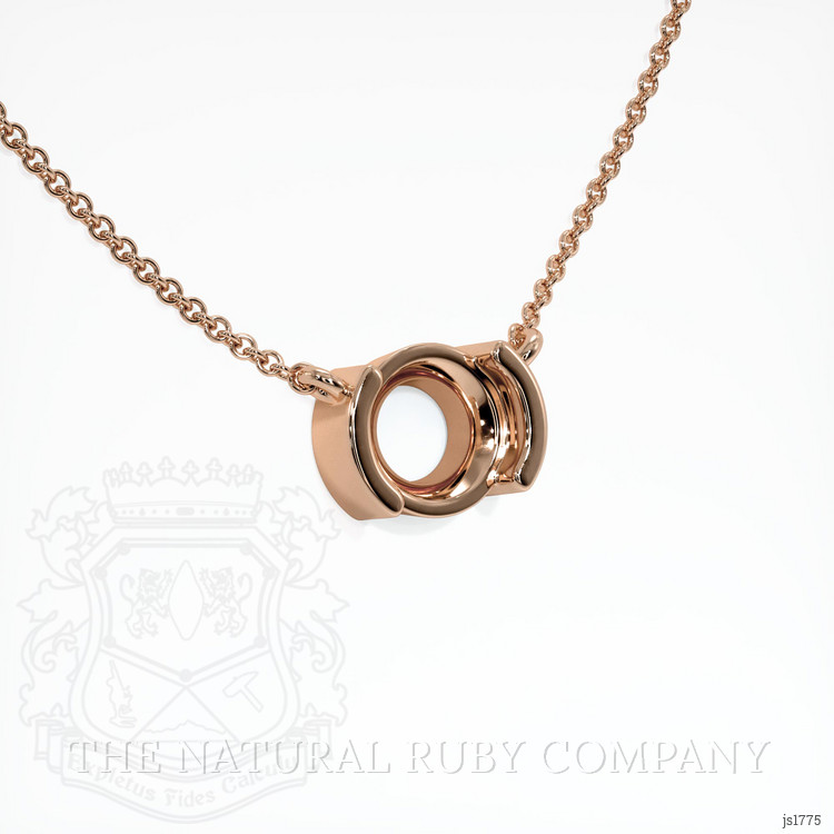 14K Rose Gold Vedic Necklace Setting
